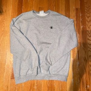 Grey champion crewneck sweatshirt